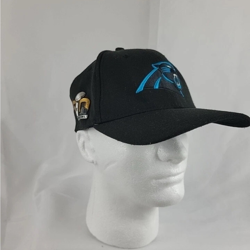 2015 Super Bowl 50 NFL New Era 39Thirty fitted Carolina Panthers hat .  Med/Lrg